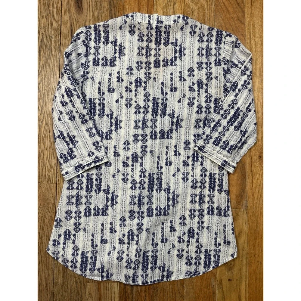 Patagonia Sedum Pullover Tunic Blouse Organic Cotton‎ Lightweight Women's Sz 2